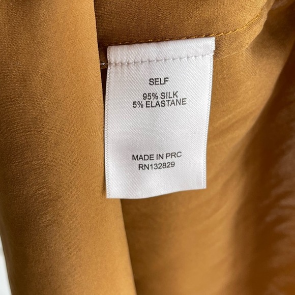 Rare! LPA [Revolve] 38 Cut Out Copper Silk Maxi Dress in Size Small - Picture 6 of 8